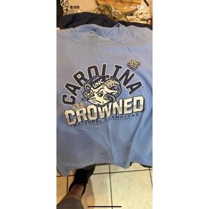 UNC Carolina Crowned National Champions T-Shirt 2017 NCAA Finals Size 3XL